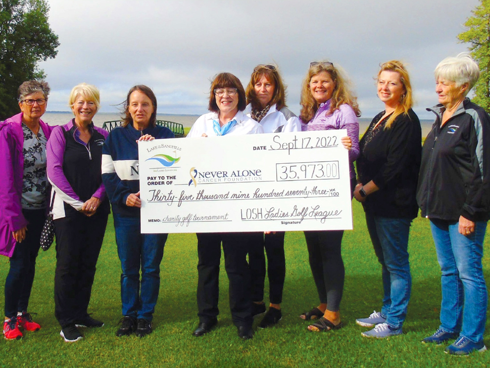 Ladies golf league raising money and awareness for Never Alone Cancer